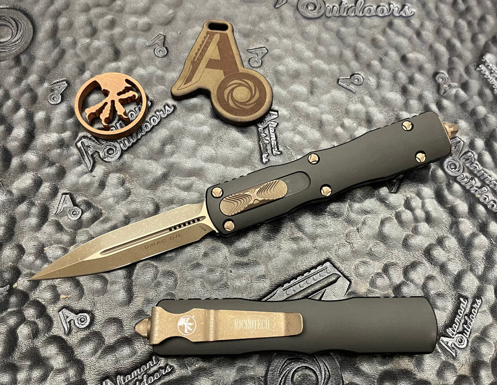 Microtech Dirac D/E Bronze Apocalyptic 225-13AP – Altamont Outdoors