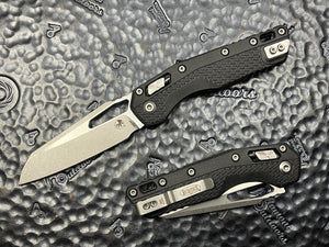 Microtech 210T-10PMBK MSI Ram-Lok - Black Injection Molded Handle - Stonewashed Blade