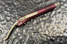 Microtech Siphon II Pen Black Cherry with Apocalyptic Hardware 401-SS-BCAP