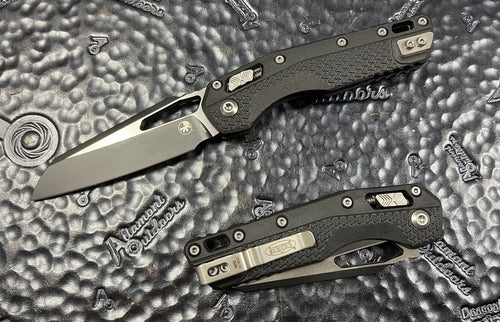 Microtech 210T-1PMBK MSI Ram-Lok - Black Injection Molded Handle - Black Blade