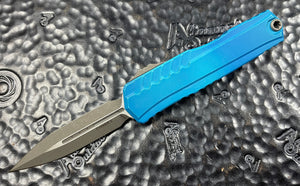 Microtech Cypher II Marble Blue D/E Apoc 1242-10MBL