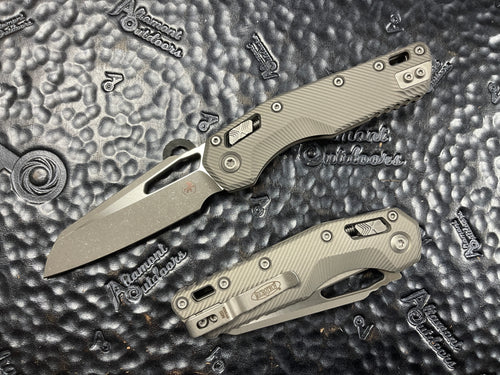 Microtech MSI Ram-Lok - Natural Clear Handle - Apoc Blade 210-10APFLNC