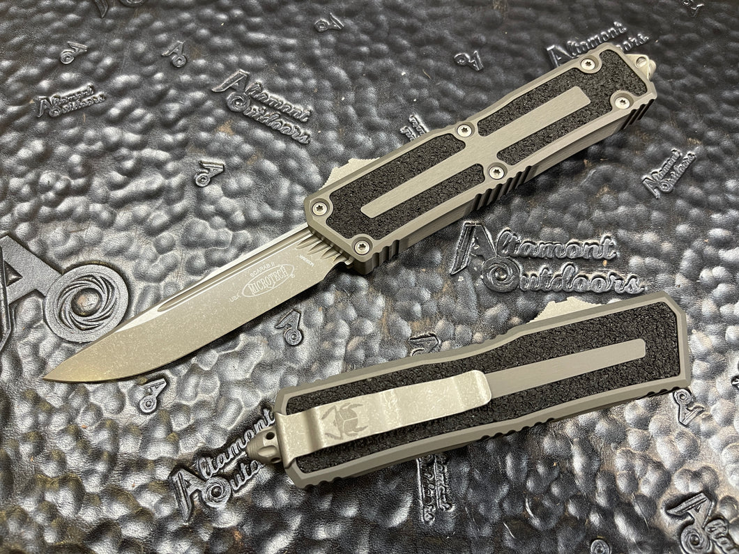 Microtech Scarab II 2024 GEN III Apoc S/E, Natural Clear Handle 1278-10APNC