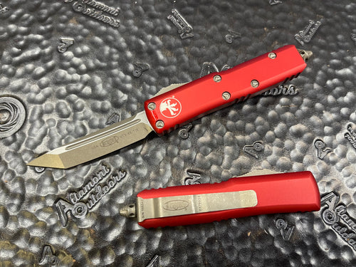 Microtech UTX-85 Tanto Apoc, Red Standard 233-10APRD