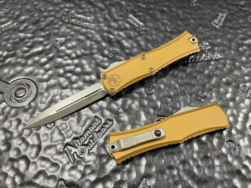 Microtech Hera II Mini D/E Apoc / Tan Handle 1702M-10APTA