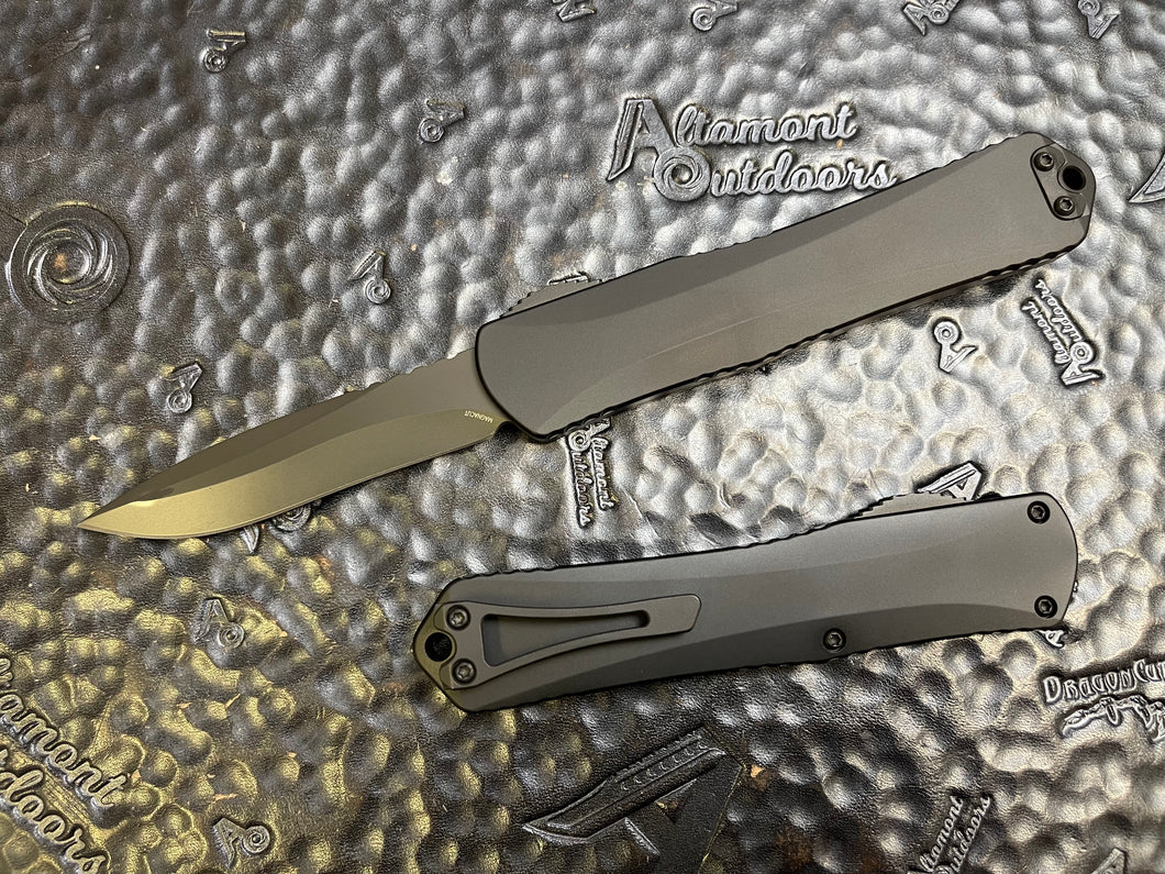 Heretic Knives Manticore X DLC Tactical Recurve OTF  H033-6A-T