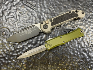 Microtech LUDT Tanto Standard 1136-1NC Natural Clear / Hera II Mini D/E Apoc OD Green 1702M-10APOD New for 2024 Bundle