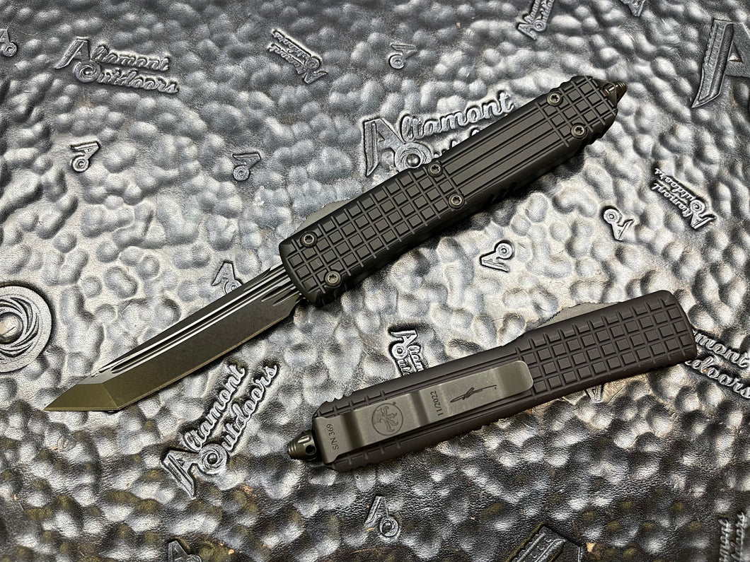 Microtech Ultratech Delta T/E Frag Shadow DLC Tanto Signature Series 123-1UT-DSH