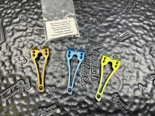 Heretic Knives Pocket Clips - Fits all HYDRA - New and Old