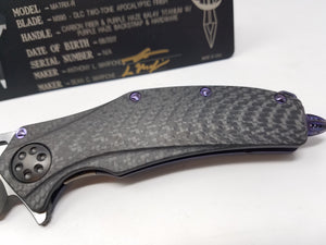 Marfione Custom Matrix-R Flipper Carbon Fiber/Purple Haze (Dark Matter)