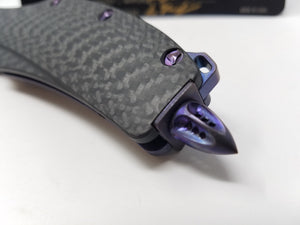 Marfione Custom Matrix-R Flipper Carbon Fiber/Purple Haze (Dark Matter)