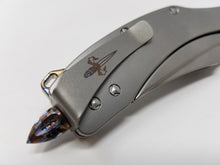 Marfione Custom Mini Matrix Titanium Hand Rub Satin Flamed Ti Hardware