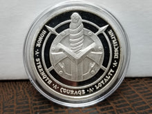 Marfione Dagger & Spartan .999 Sterling Proof Challenge Coin NEW