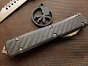 Microtech Ultratech Hellhound Bronze Carbon Fiber 119-13CF