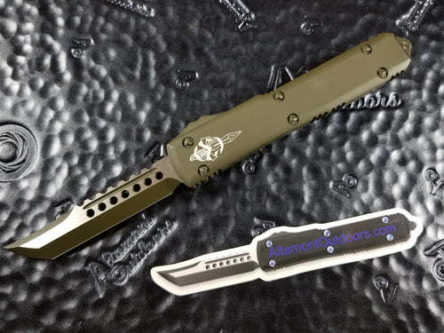 Microtech Ultratech Hellhound OD Green Cerakote 119-1COD