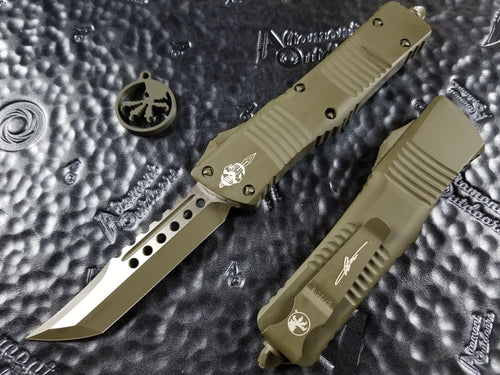 Microtech Combat Troodon HELLHOUND Cerakote OD Green 219-1COD