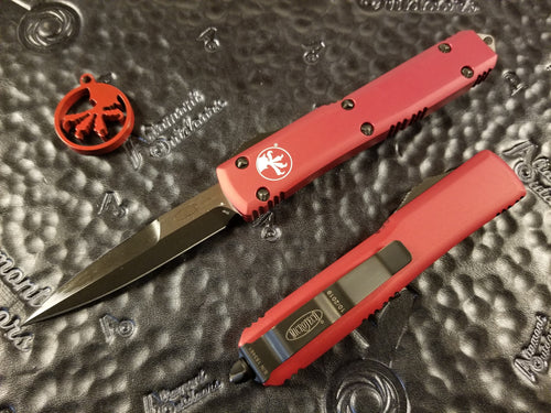 Microtech Ultratech Bayonet Red DLC Tactical 120-1DLCTRD