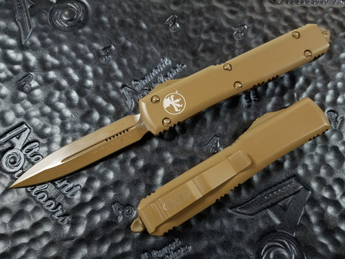 Microtech Ultratech D/E Cerakote Dark Earth Standard 122-1CDE