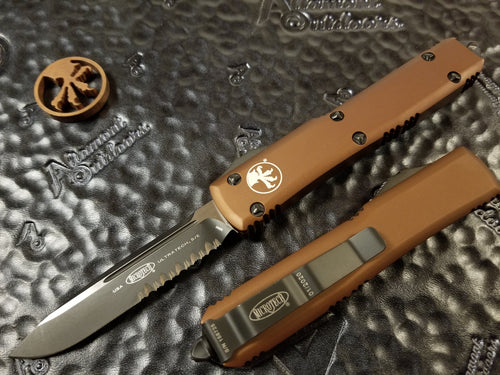 Microtech Ultratech S/E Partial Serrated Tan 121-2TA