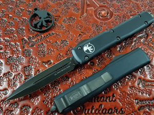 Microtech Ultratech D/E Black DLC Tactical Standard 122-1DLCT