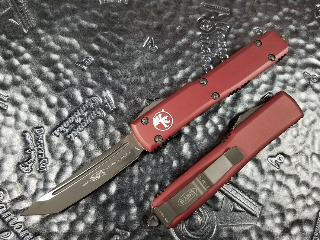 Microtech Ultratech T/E Merlot Red Tanto 123-1MR