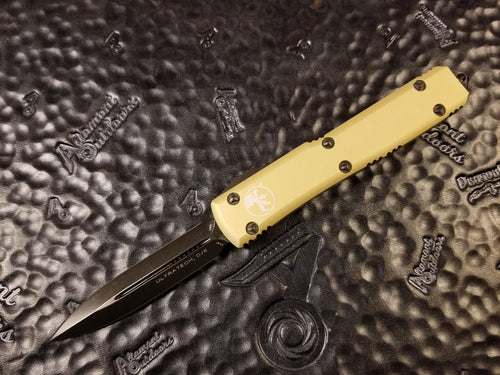 Microtech Ultratech D/E Champagne Gold DLC Tactical Standard 122-1DLCTCG