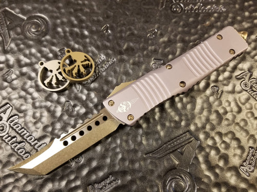 Microtech Combat Troodon HELLHOUND Gray Bronze 219-13GYS