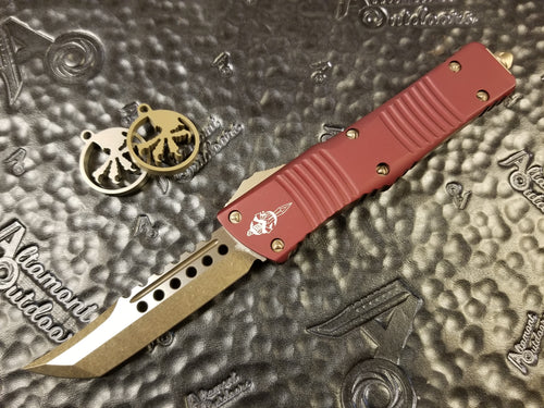 Microtech Combat Troodon HELLHOUND Merlot Red Bronze 219-13MRS