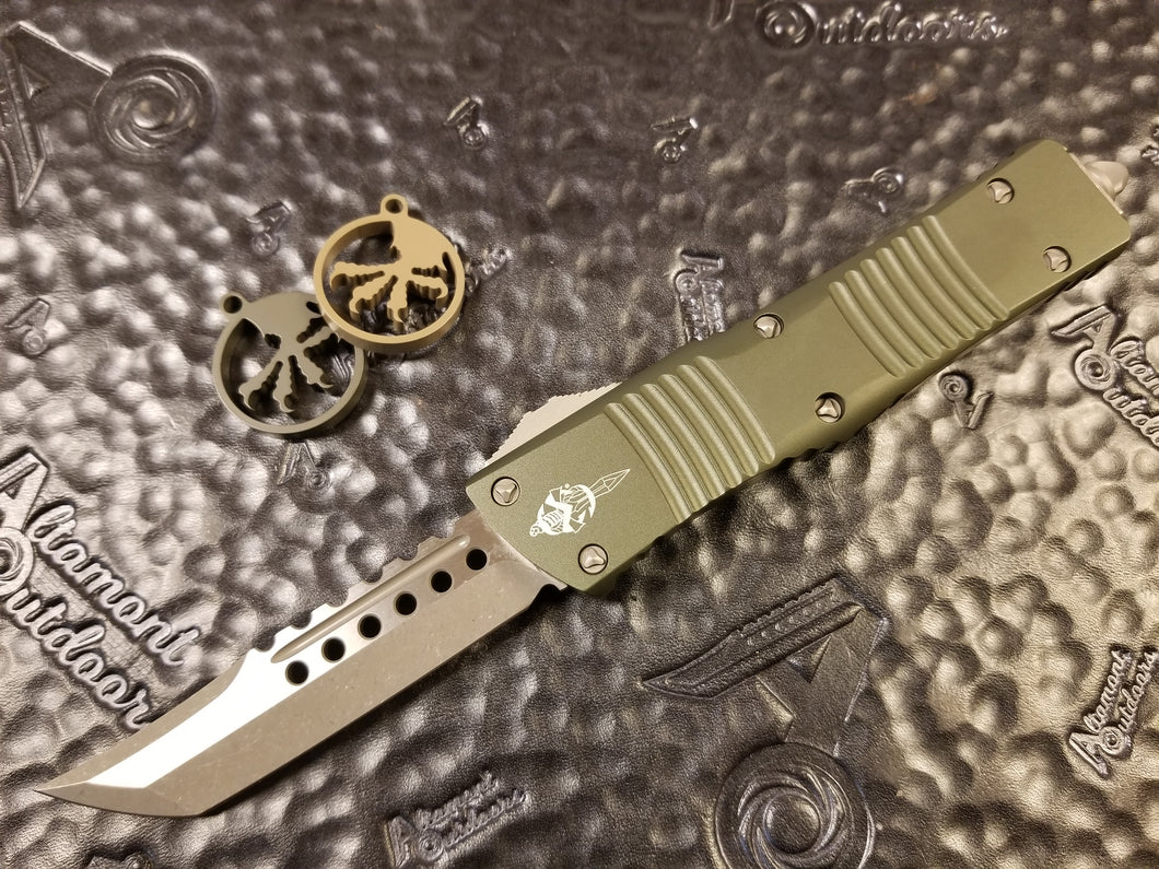 Microtech Combat Troodon HELLHOUND Apocalyptic OD Green 219-10APODS
