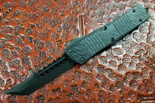 Microtech Combat Troodon HELLHOUND DLC Carbon Fiber 219-1DLCCFTS