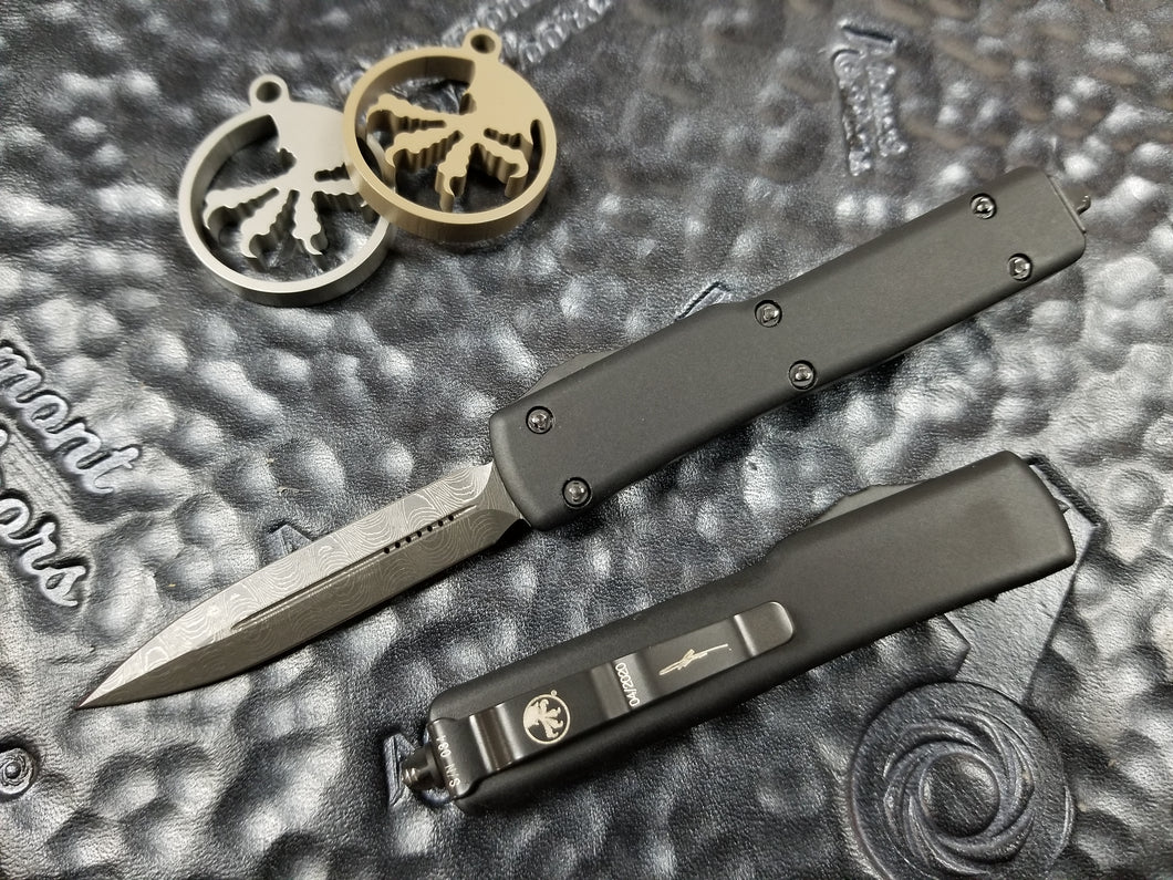 Microtech UTX-70 Damascus 147-16S S/N 002 Signature Series