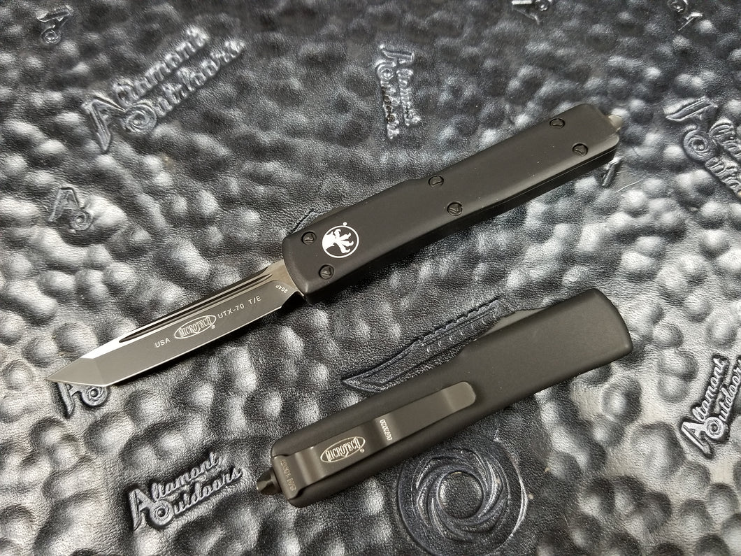 Microtech UTX-70 Tanto Black Tactical 149-1T OTF T/E