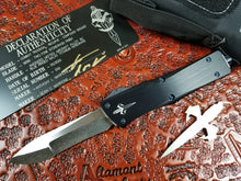Marfione Custom Combat Troodon Compound Grind Two-Tone Stonewashed Recurve Blue Ring Hardware