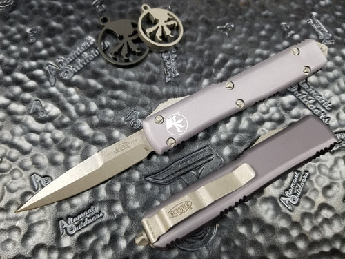 Microtech Ultratech Bayonet Grind Stonewash Apoc Gray Standard 120-10APGY