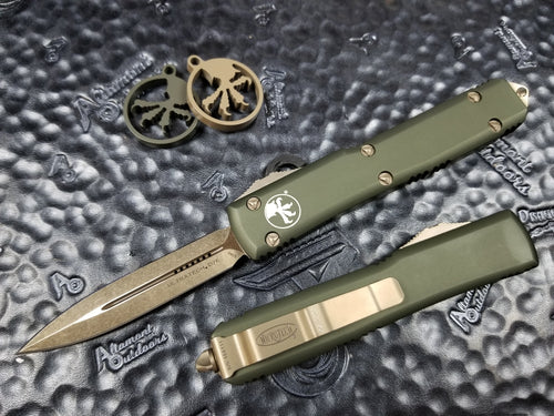 Microtech Ultratech D/E Standard OD Green Bronze 122-13OD