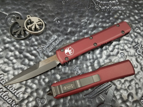 Microtech Ultratech Bayonet Merlot Red Standard 120-1MR