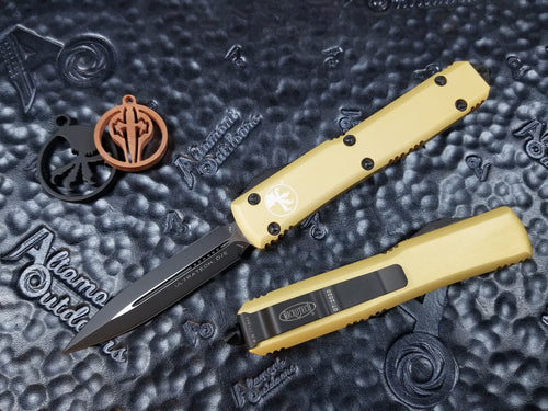 Microtech Ultratech D/E Champagne Gold Standard 122-1CG