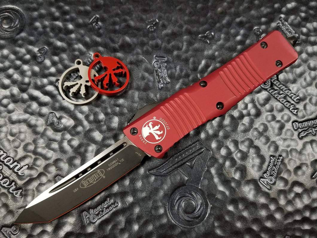 Microtech Combat Troodon T/E Standard Red 144-1RD Tanto