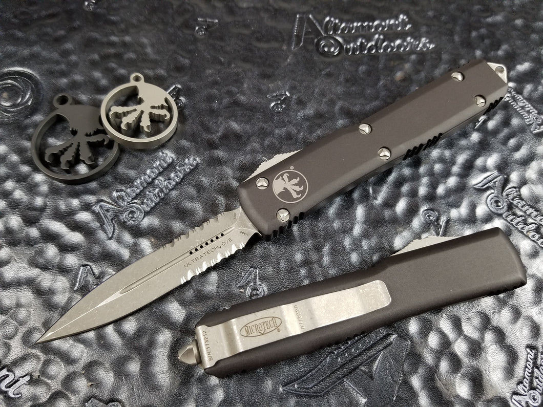 Microtech Ultratech D/E Apocalyptic Partial Serrated 122-11AP