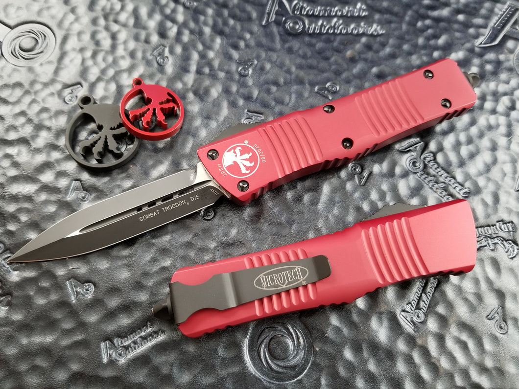 Microtech Combat Troodon Red Standard D/E 142-1RD
