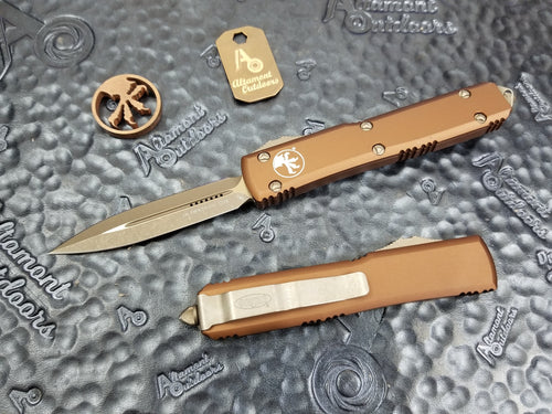 Microtech Ultratech D/E Standard Tan Bronze Apocalyptic 122-13APTA