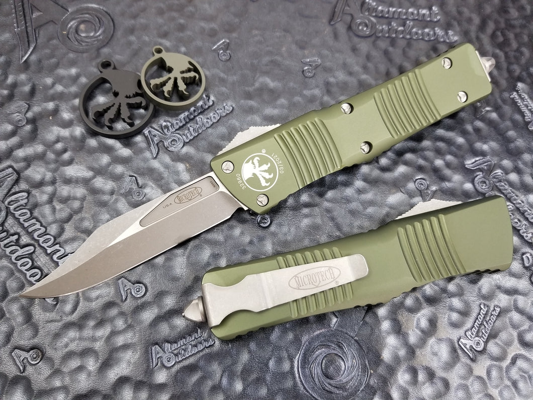 Microtech Combat Troodon BOWIE OD Green Apocalyptic 146-10APOD