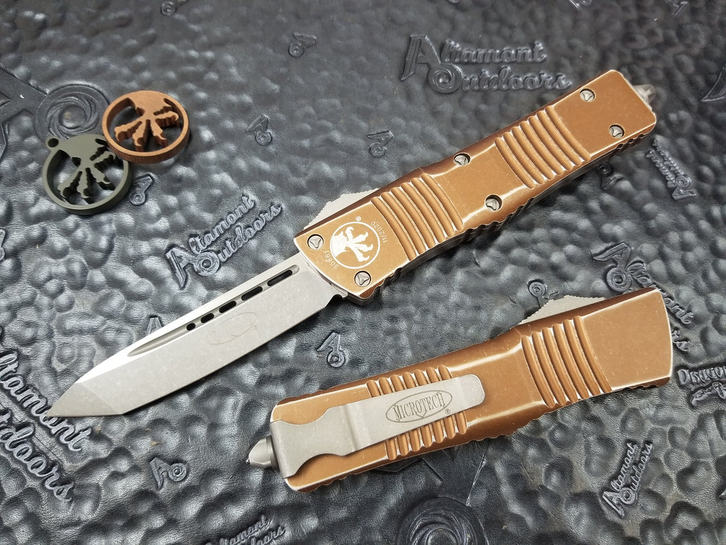 Microtech Combat Troodon T/E Distressed Tan Apocalyptic 144-10DTA Tanto