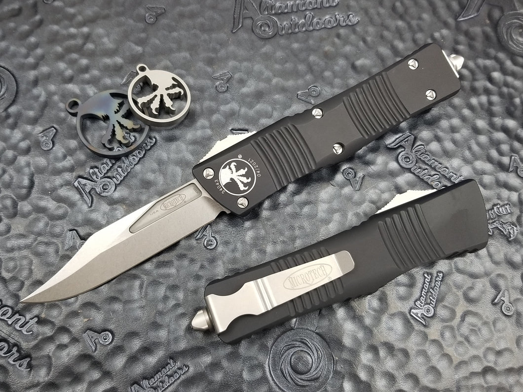 Microtech Combat Troodon BOWIE Stonewashed 146-10