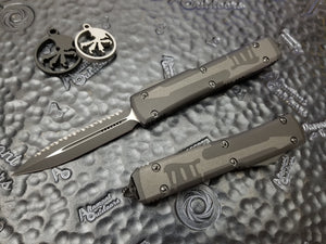 S/N 009 Microtech Nashville Custom Knife Show Ultratech D/E Tactical Full Serrated 122-3NCKSTS