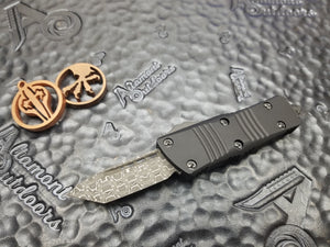 Microtech Troodon Mini Tanto Edge Damascus Blade 240-16S Signature Series