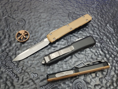 Microtech Ultratech G10 Tan Top S/E Apoc 121-10APGTTAS Signature Series S/N 008