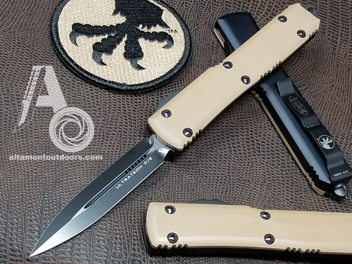 Microtech Ultratech G10 Tan Top D/E 122-1GTTA