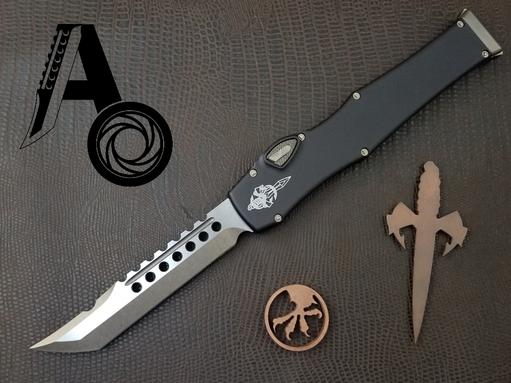 Microtech Halo 6 VI Hellhound Bronze Standard 519-13