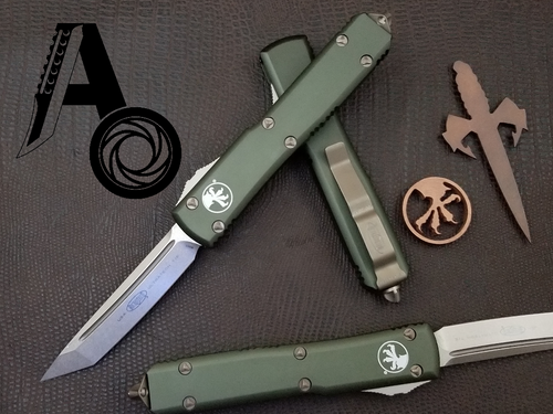 Microtech Ultratech OD Green T/E Bronze Standard 123-13OD